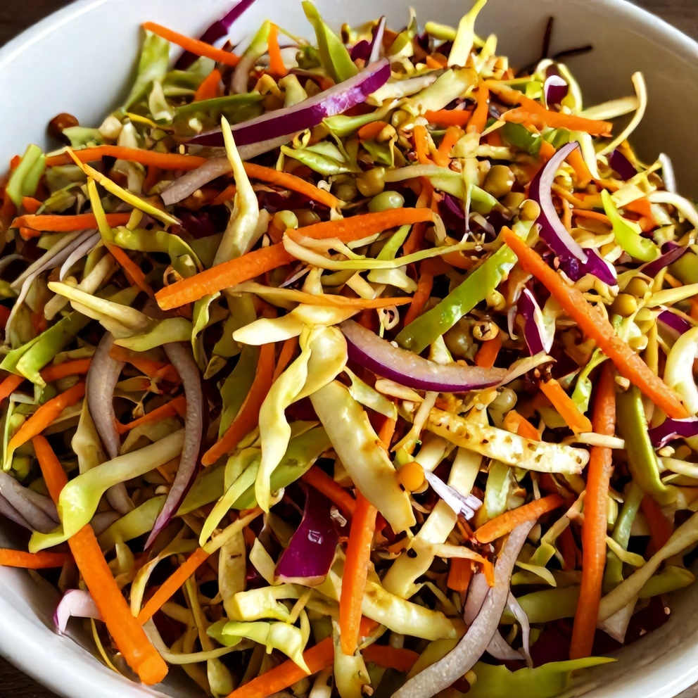 Easy Sweet and Spicy Pickle Slaw