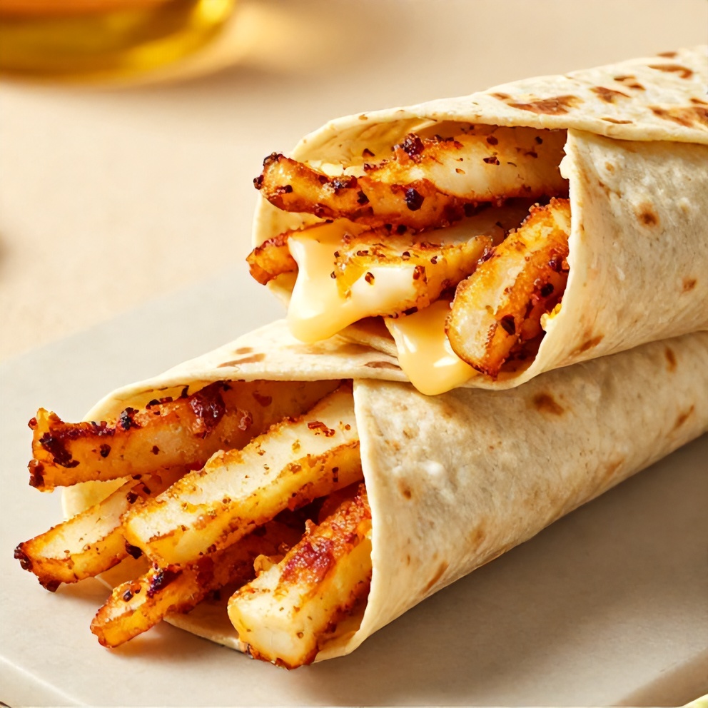 Easy Sweet Chili Halloumi Wraps