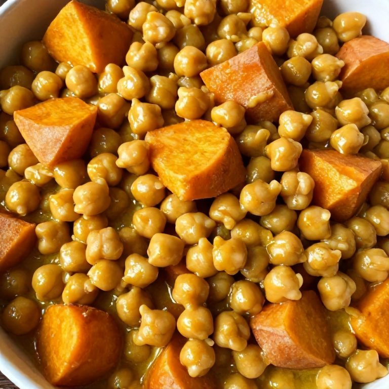 Easy Sweet Potato Chickpea Curry