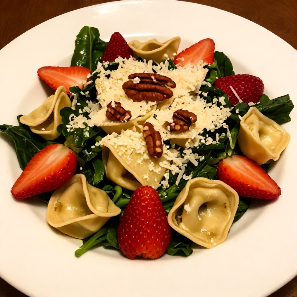 Plated Apple Tortellini Salad