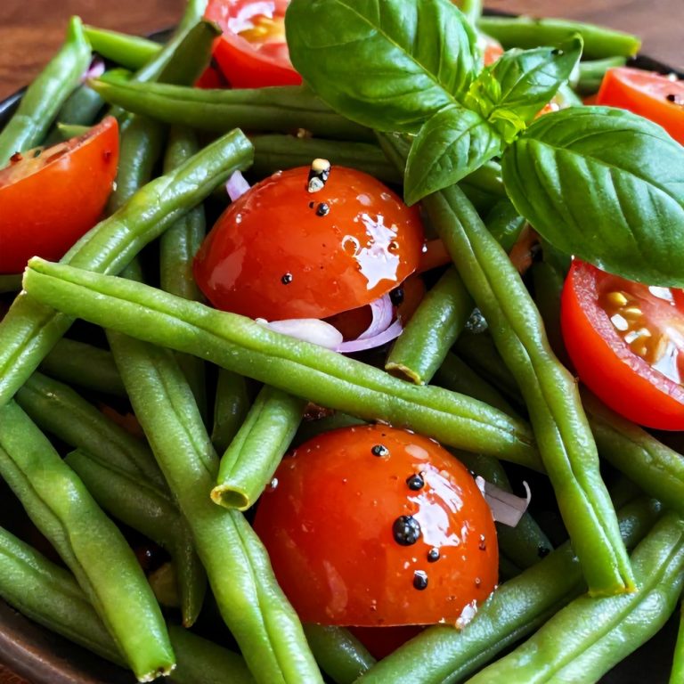 green bean tomato salad