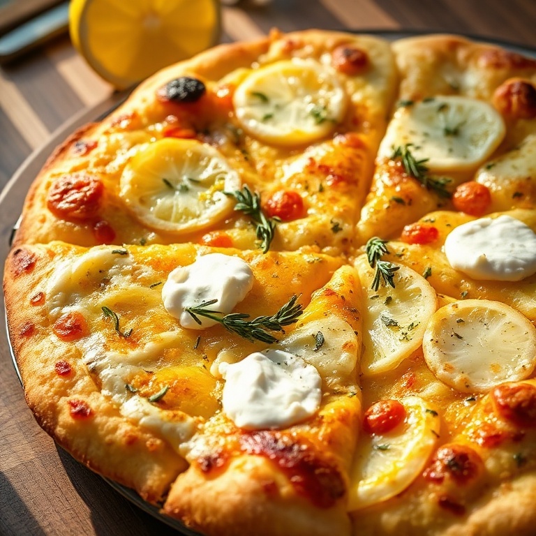 Fresh Lemon Pizza
