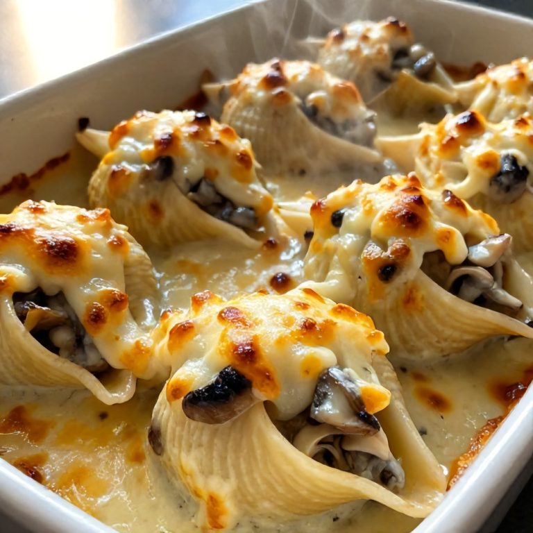 garlic mushroom stuffed shells