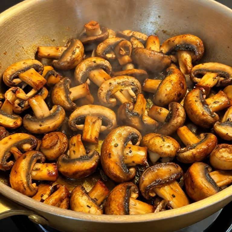 herb butter sautéed mushrooms