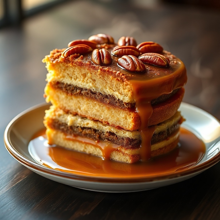 homemade butter pecan cake