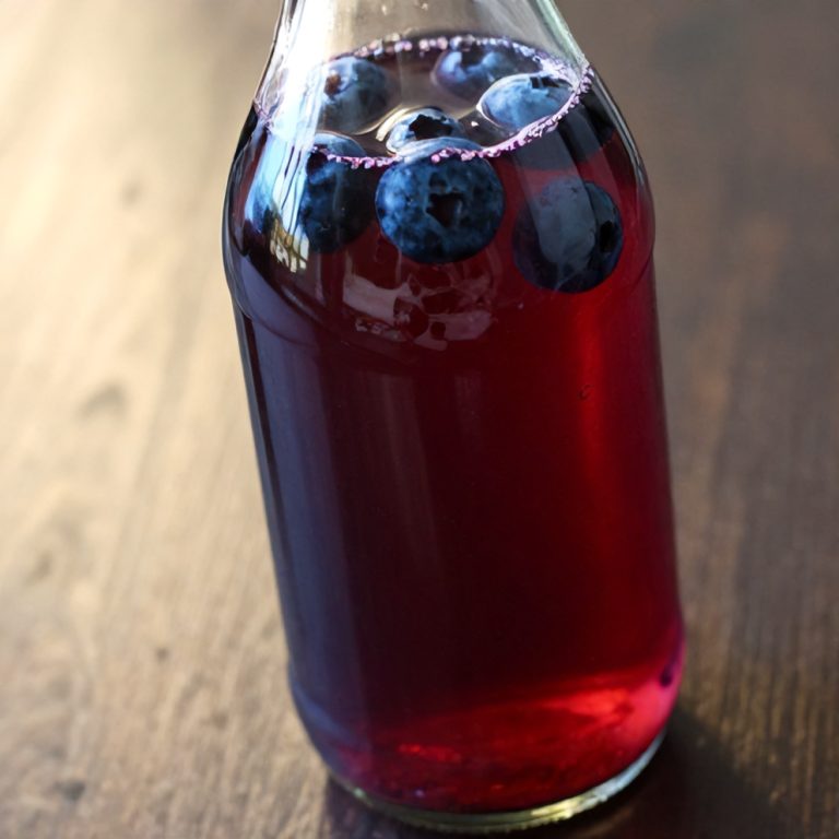 homemade sugar free blueberry syrup