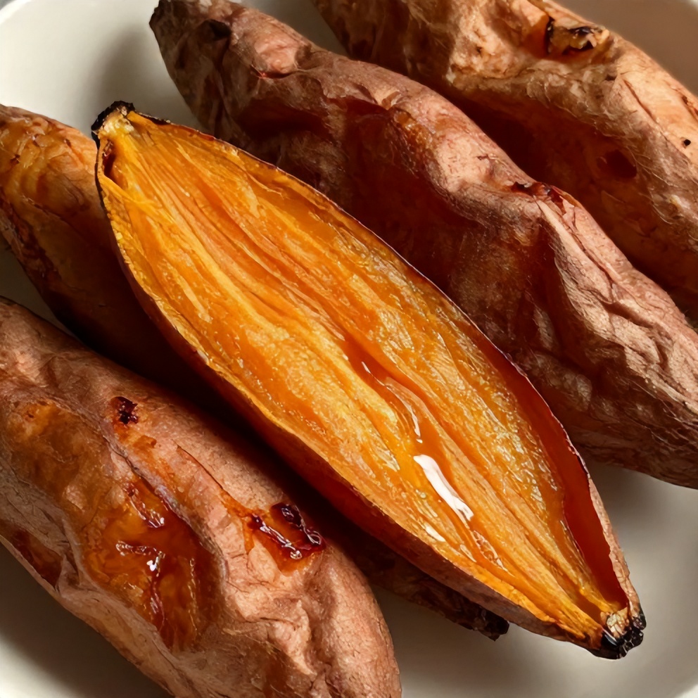 honey roasted sweet potatoes