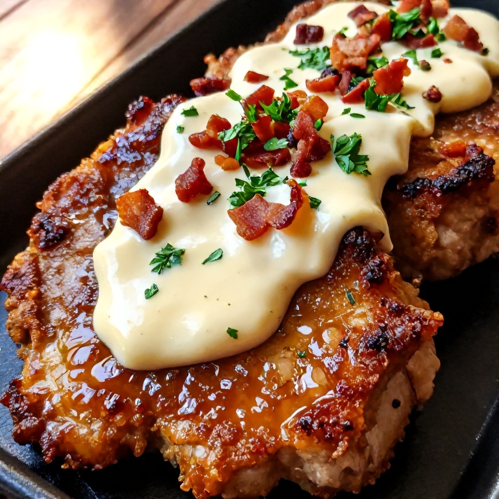 maple bacon pork chops
