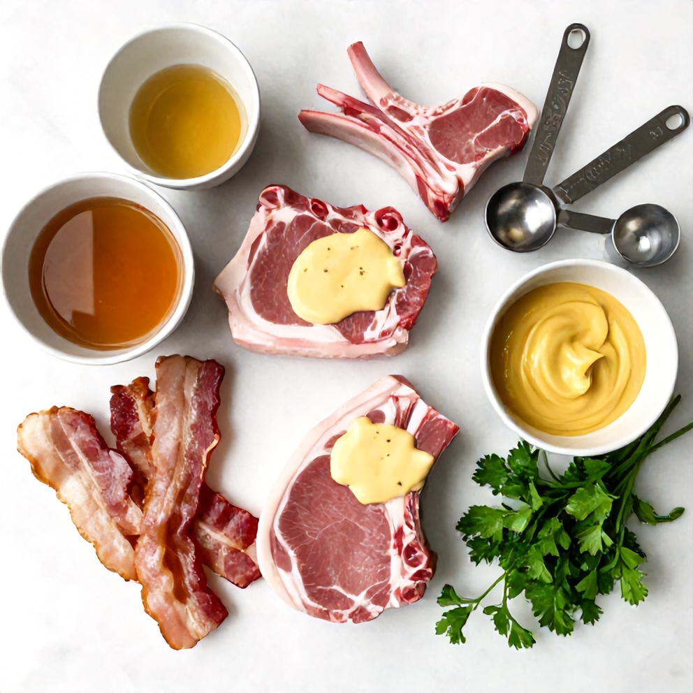 Maple Bacon Pork Chops Ingredients
