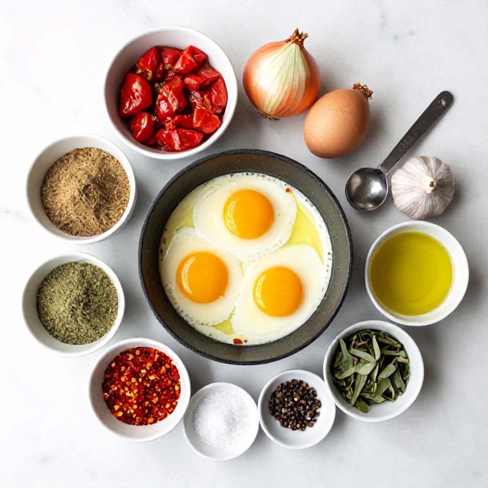 Mediterranean Baked Eggs Ingredients