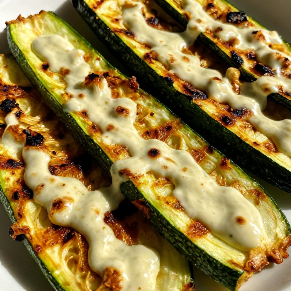 Mexican Street Corn Style Grilled Zucchini