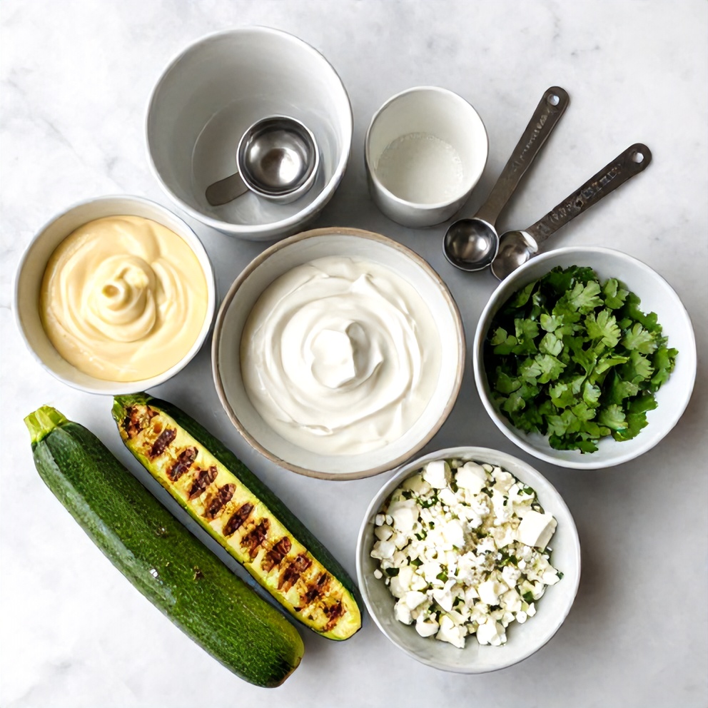 Mexican Street Corn Grilled Zucchini Ingredients