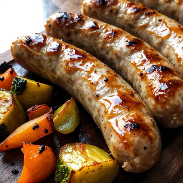 one-pan honey garlic kielbasa and veggies