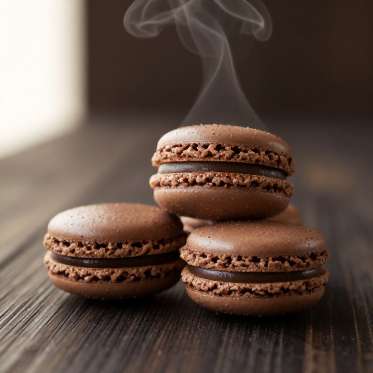 chocolate macarons