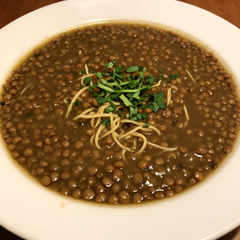 Persian Noodle Soup with Fresh Herbs