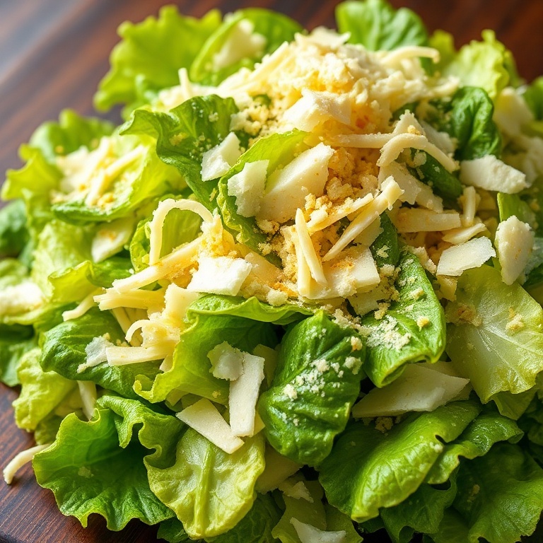 quick lemon parmesan salad