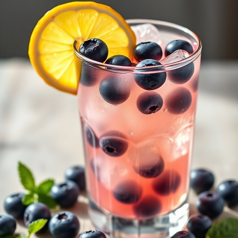 Refreshing Blueberry Bourbon Lemonade