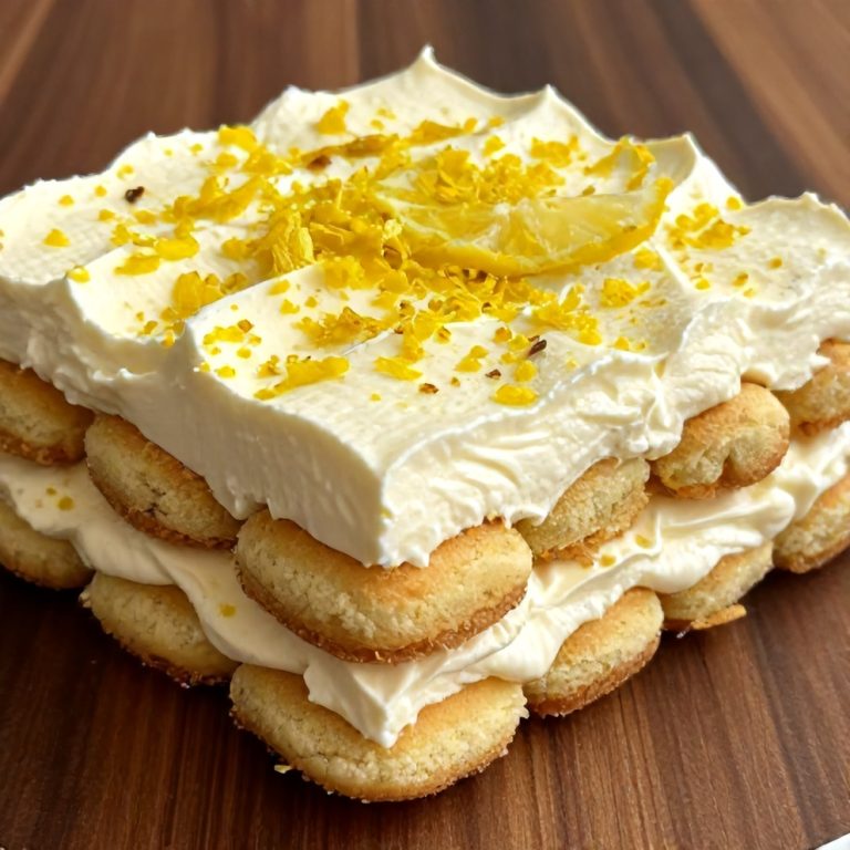 Refreshing Lemon Tiramisu