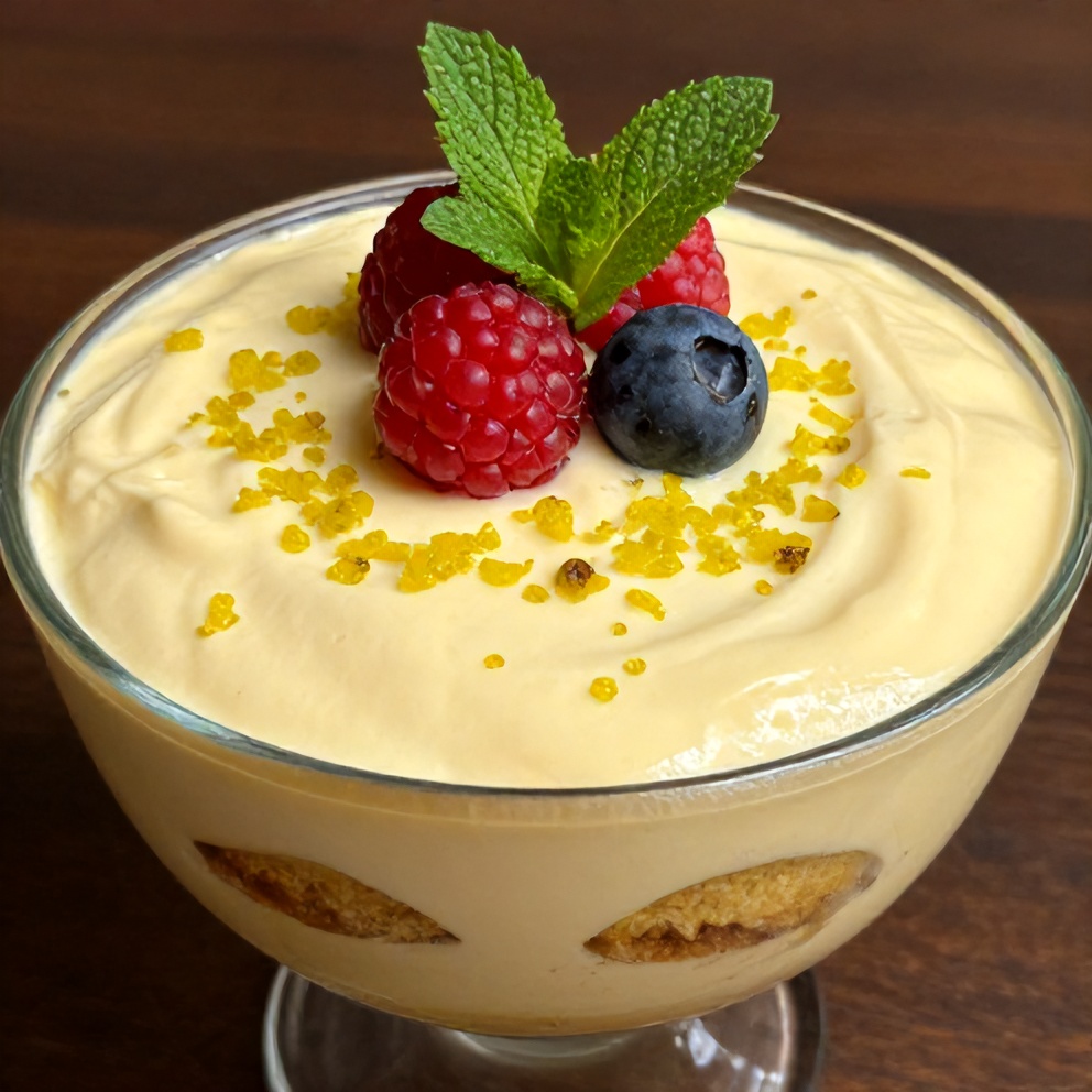 Plated Lemon Tiramisu