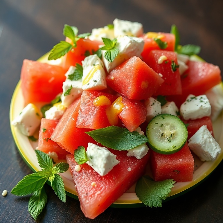 Refreshing Watermelon Feta Salad