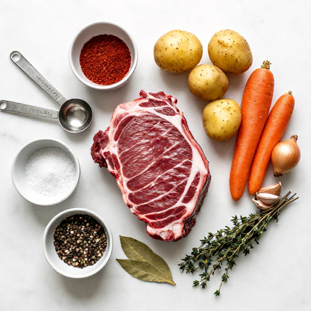 Slow Cooker Chuck Roast Ingredients