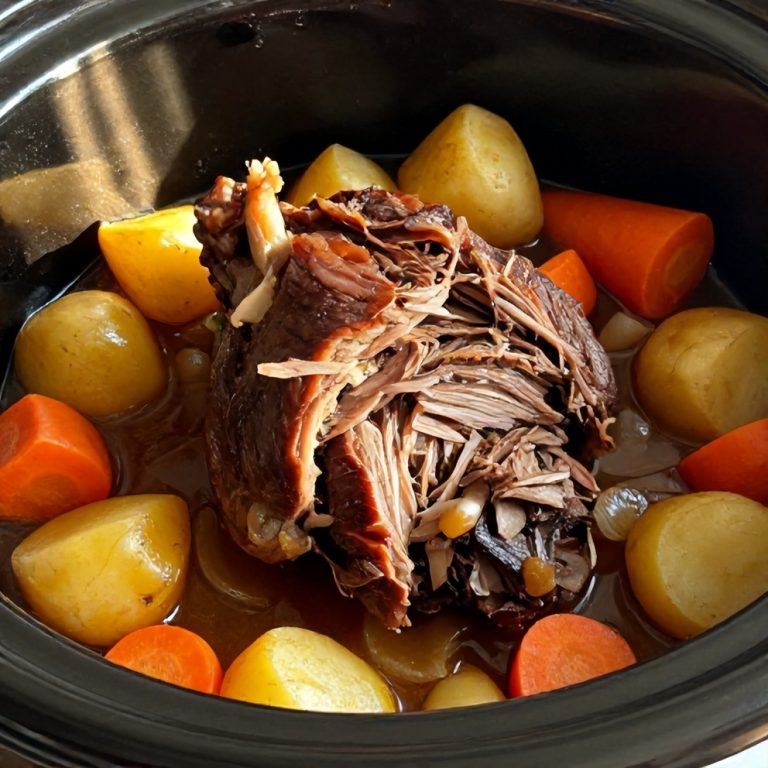 slow cooker chuck roast