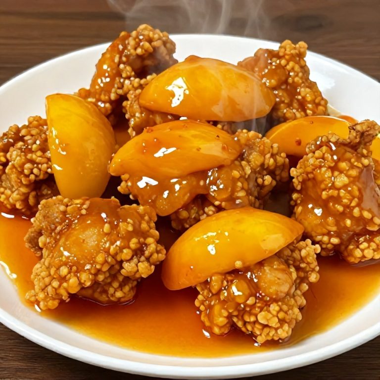Spicy Jalapeño Peach Chicken