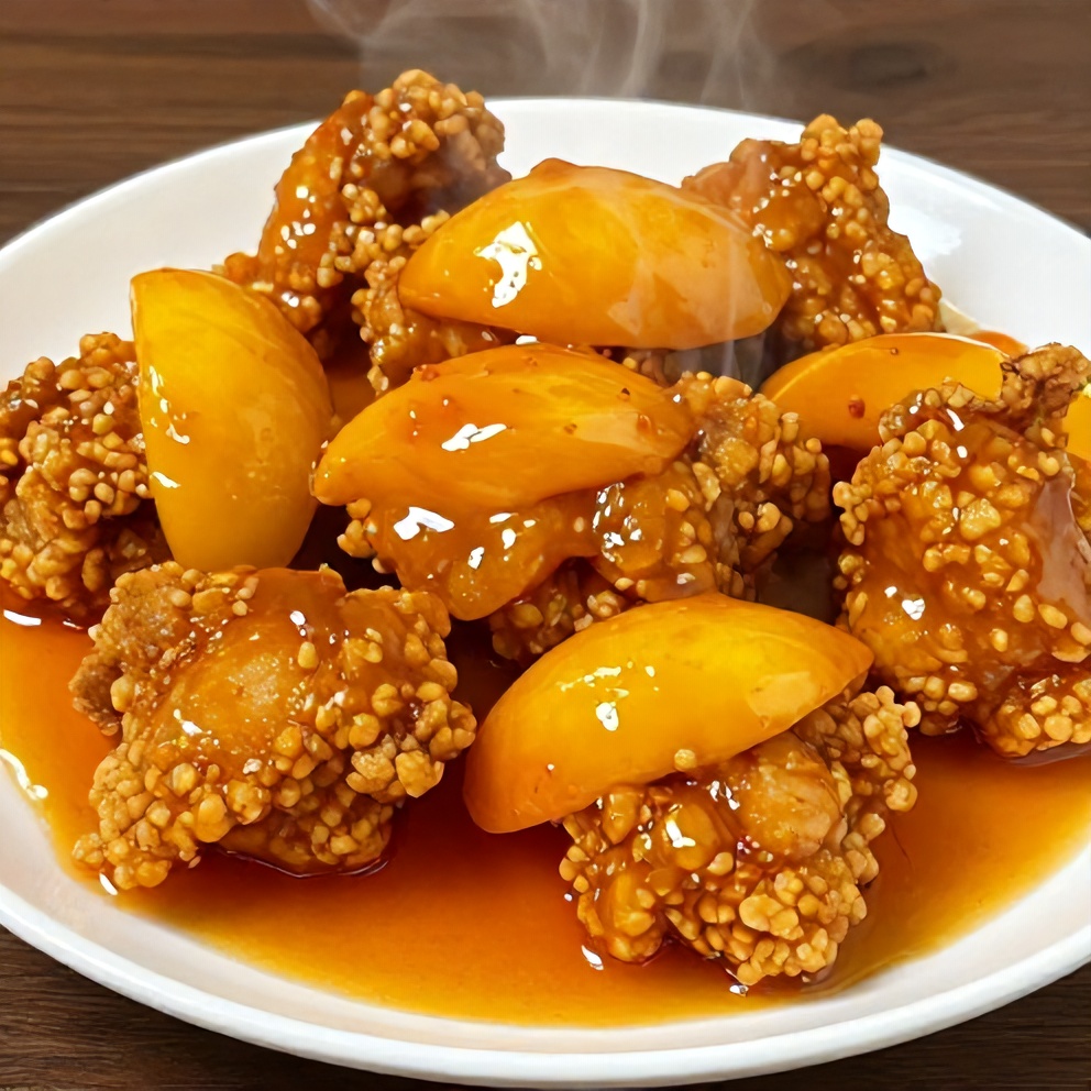 Spicy Jalapeño Peach Chicken