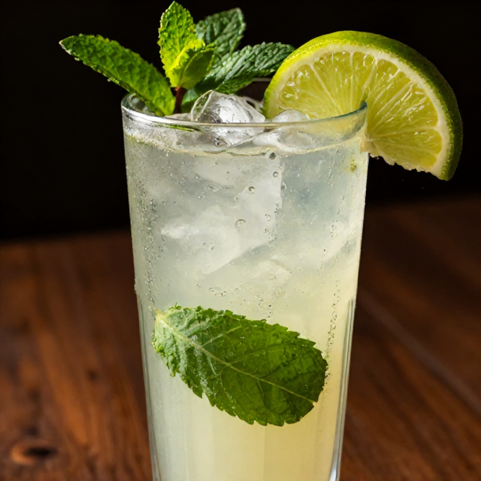 Finished White Christmas Mojitos