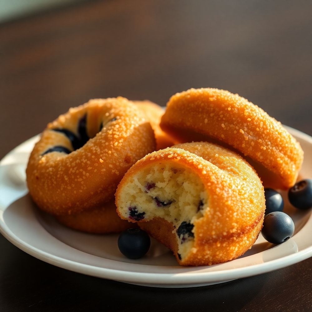 blueberry cake donuts