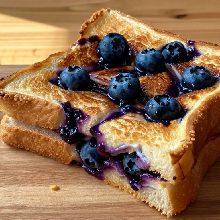 blueberry stuffed french toast