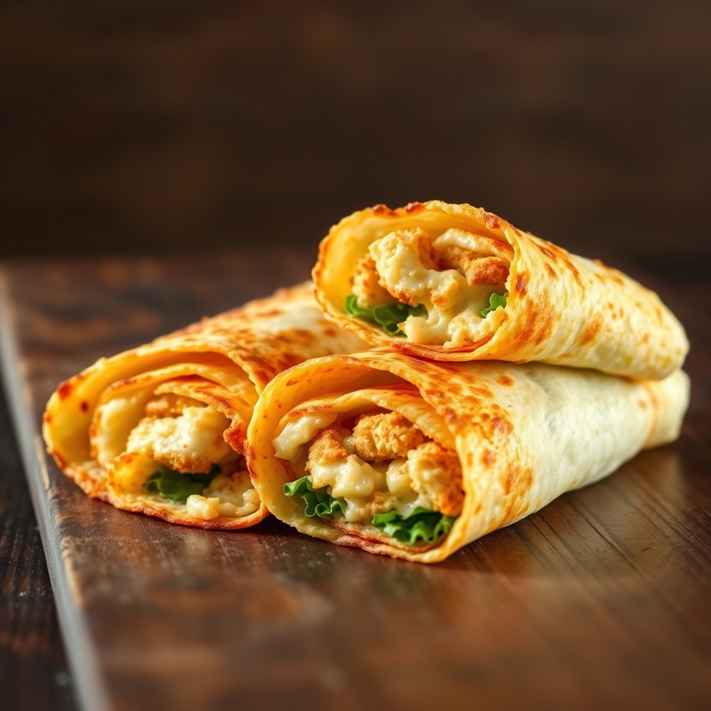 Chicken Caesar Wraps