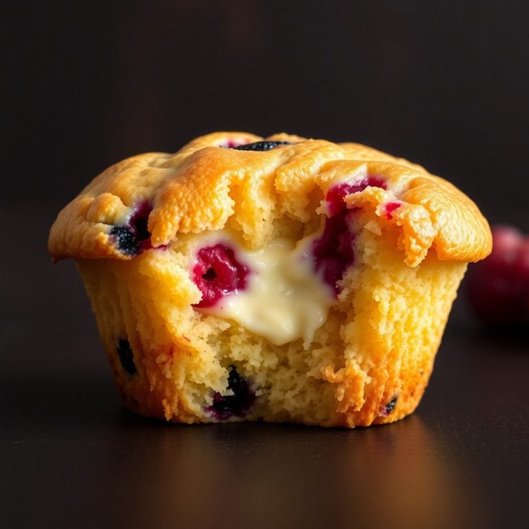 berry cream cheese muffins
