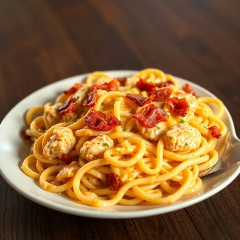 Creamy Crack Chicken Pasta