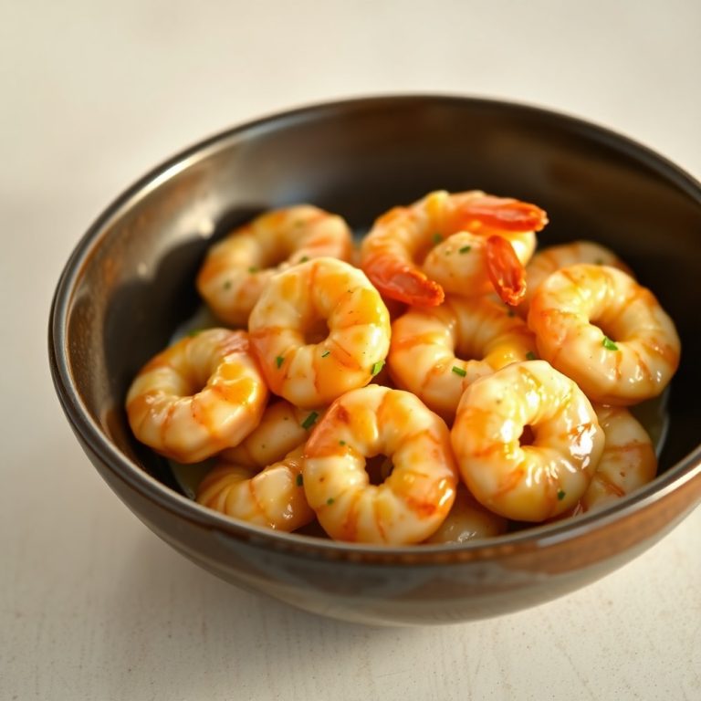 creamy garlic shrimp