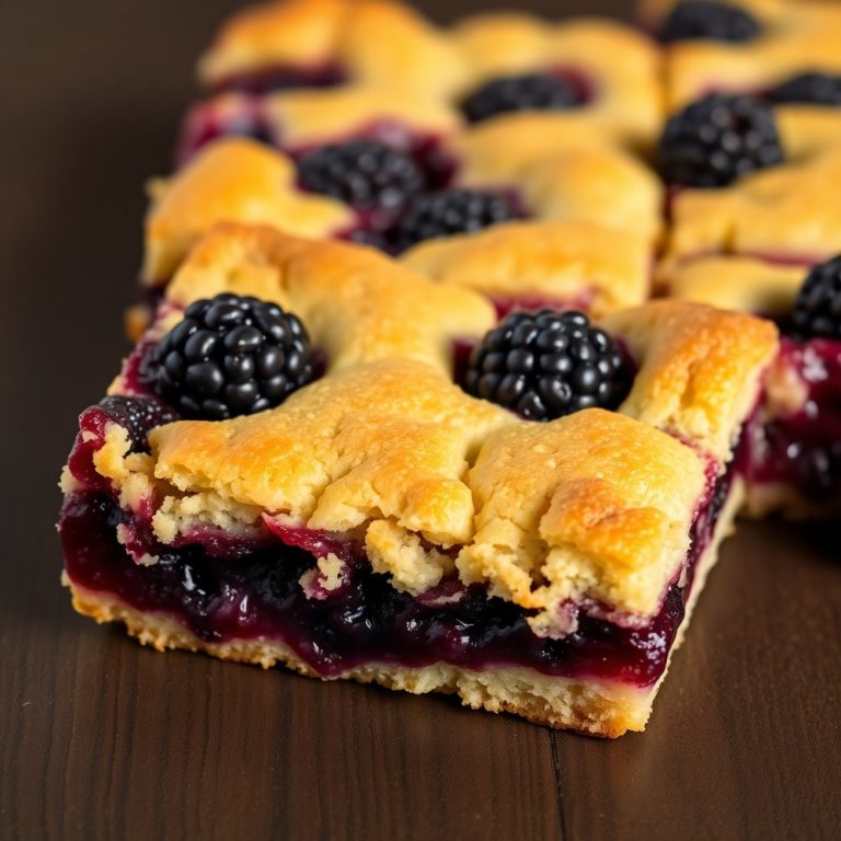 Blackberry Cobbler Bars