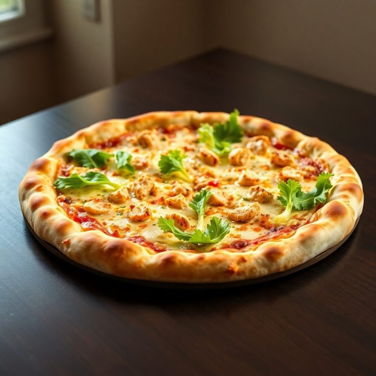 Chicken Caesar Salad Pizza