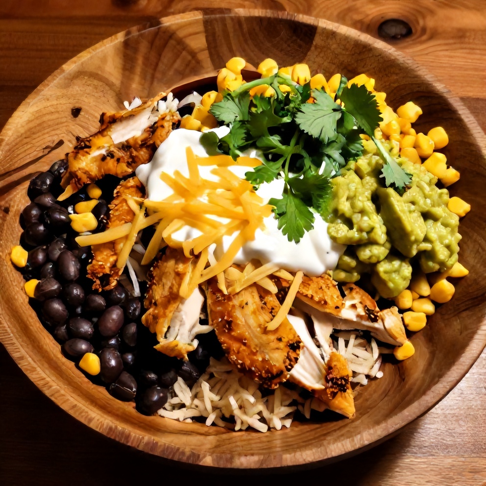 Chipotle Chicken Bowl with Avocado