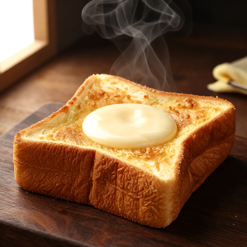 custard yogurt toast
