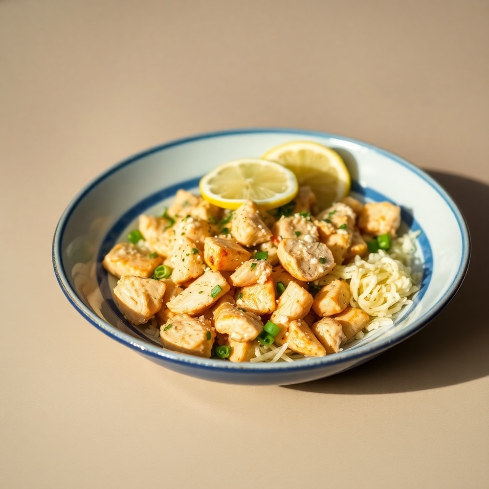 Greek Chicken Bowl with Lemon