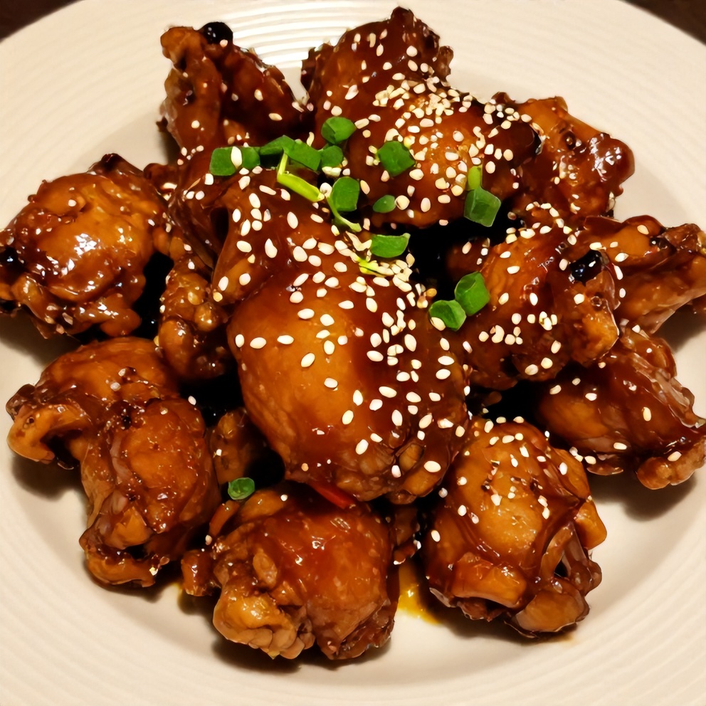 Honey Gochujang Chicken Final Dish