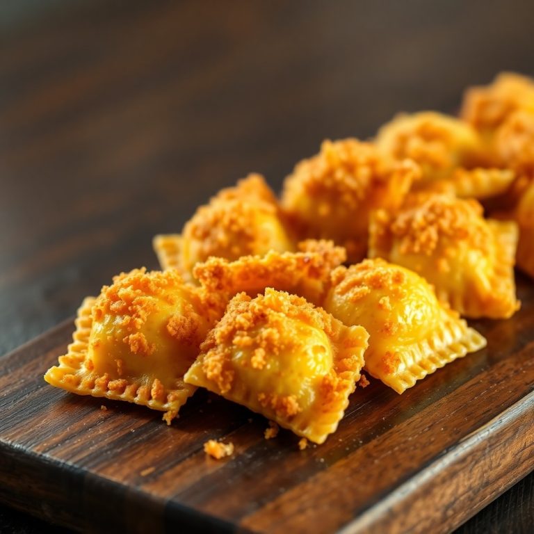 crispy ravioli appetizer