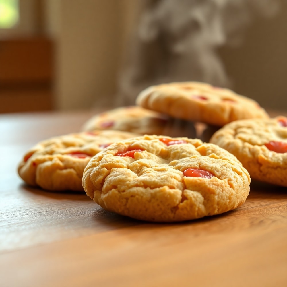 strawberry crunch cookies