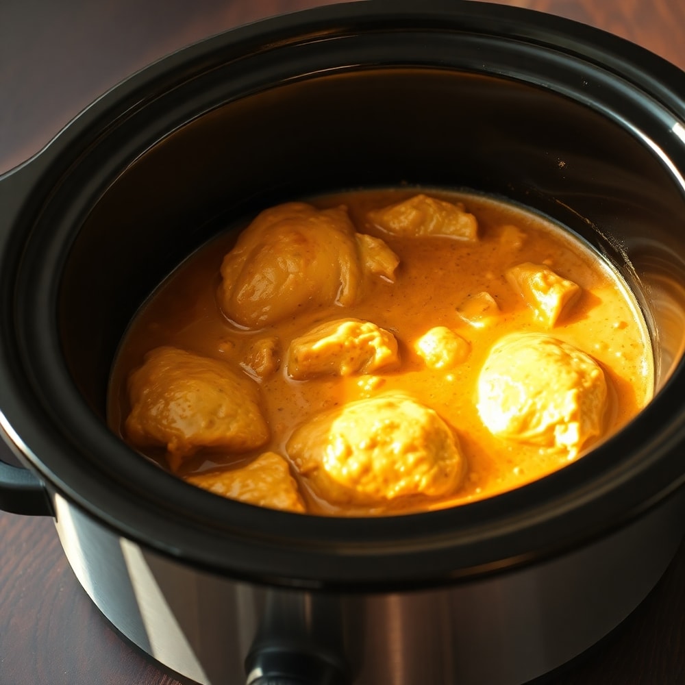 Crockpot Cajun Butter Chicken