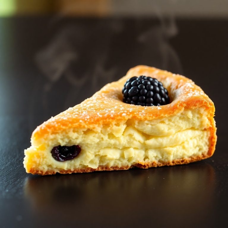 Easy Blackberry Shortbread Wedges