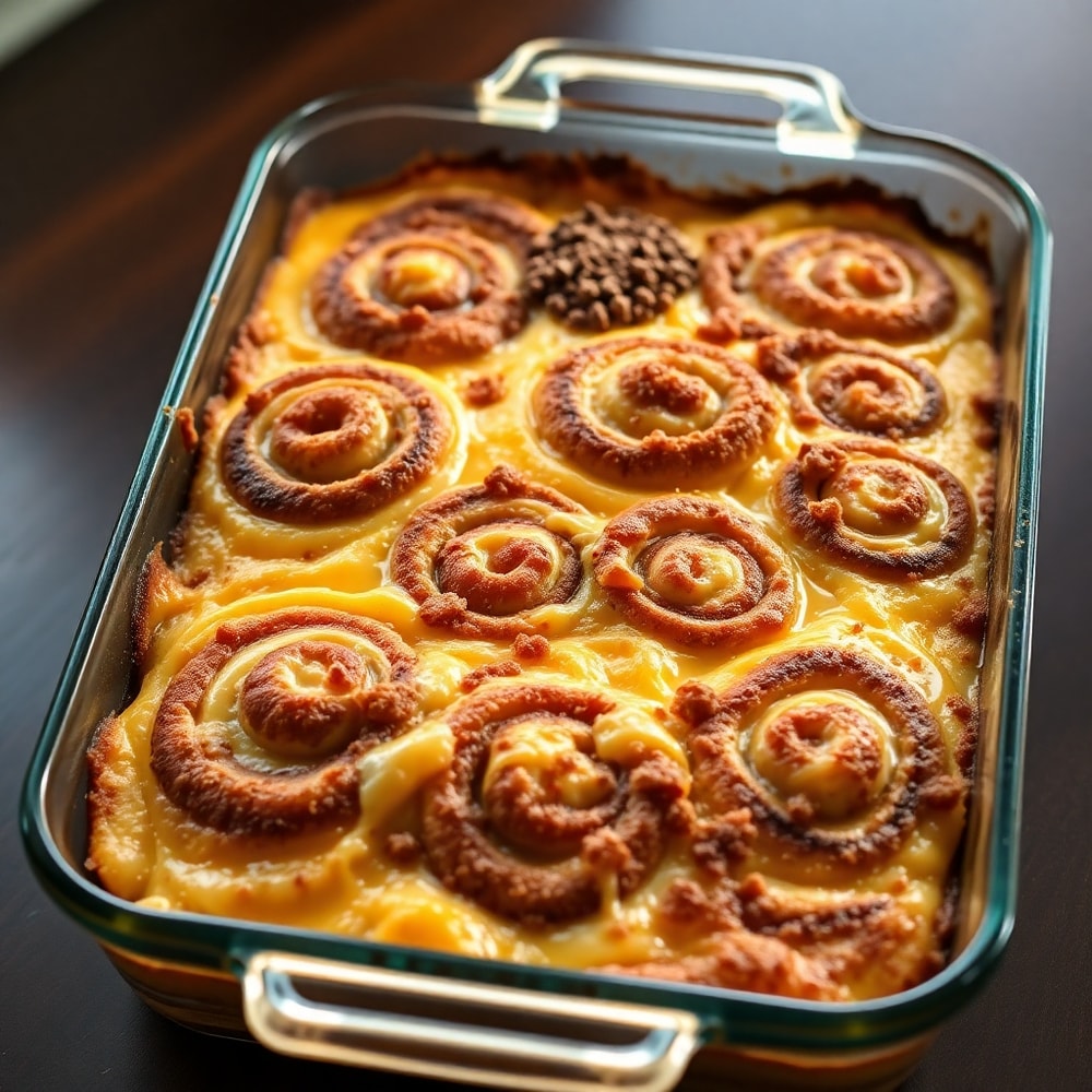 Easy Cinnamon Roll Casserole