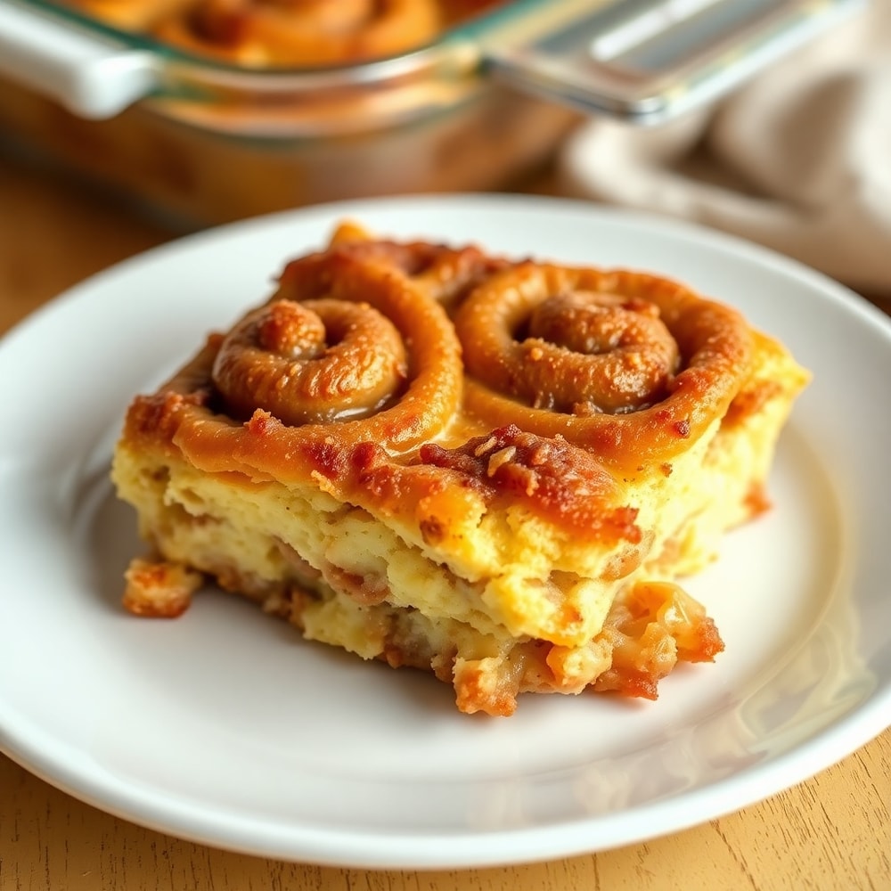 Easy Cinnamon Roll Casserole - Better Than Takeout