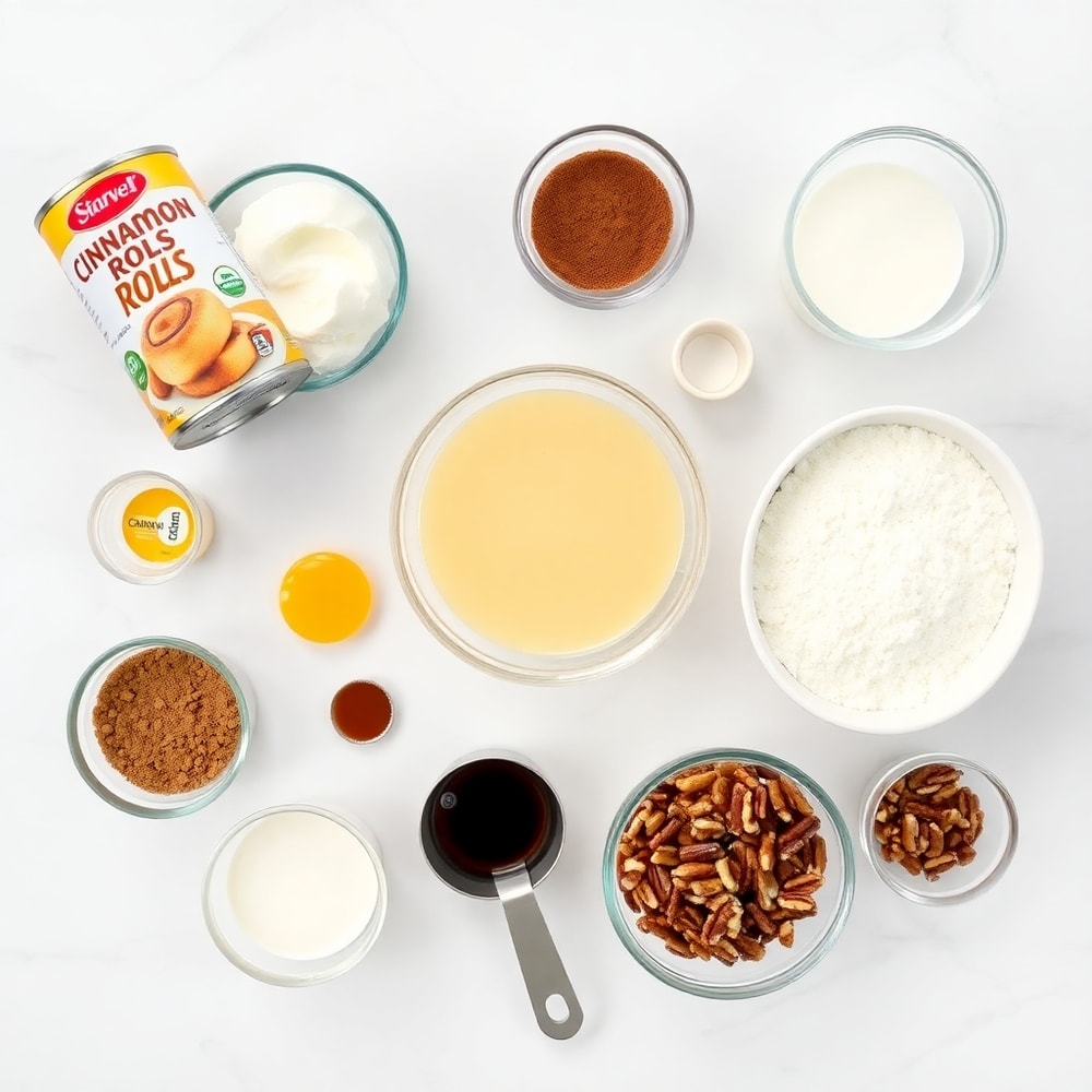 Easy Cinnamon Roll Casserole Ingredients