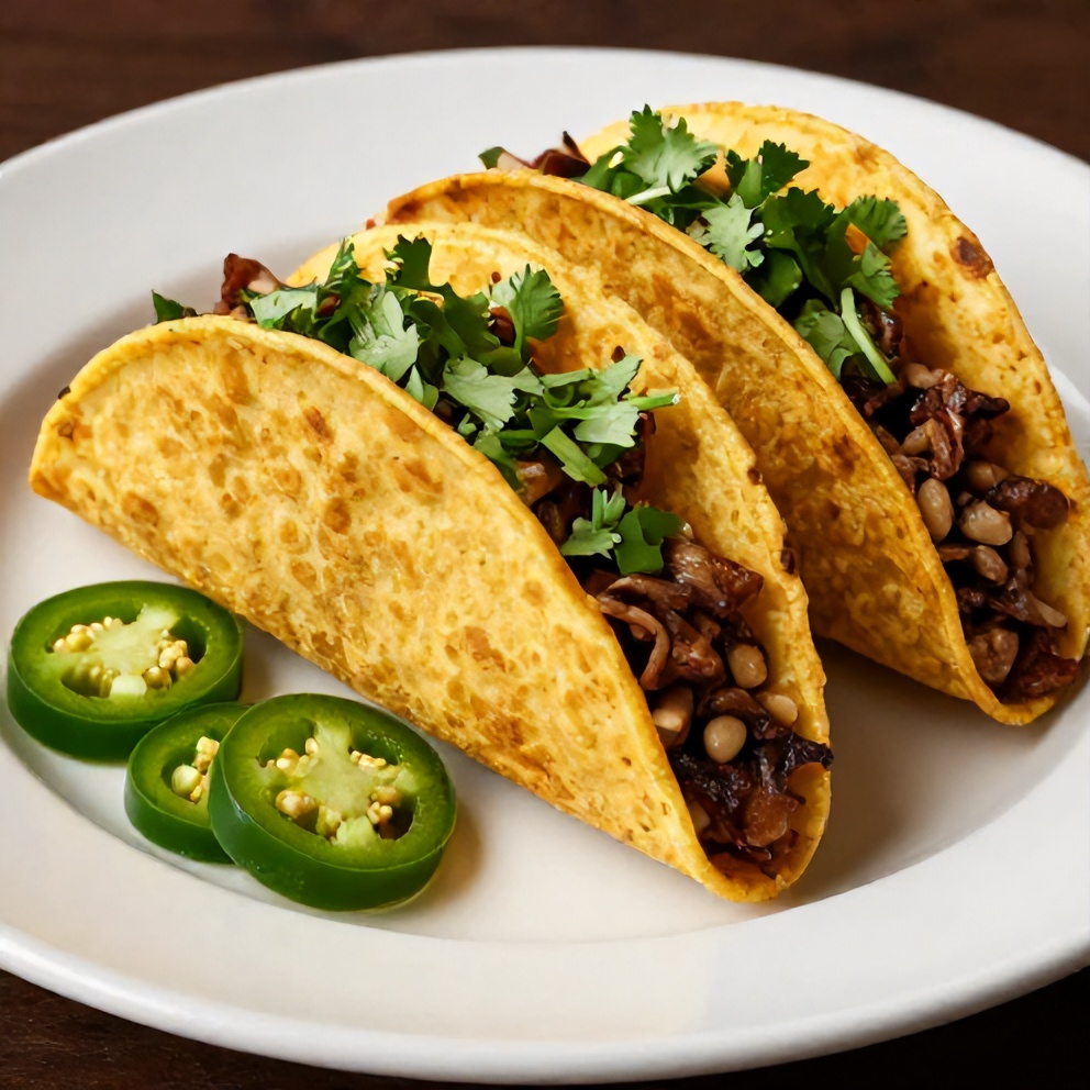 Plated Copycat Taco Bell Meximelt with a side of guacamole