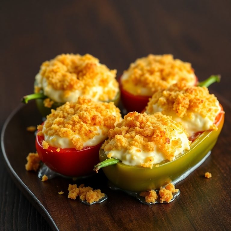 Cottage Cheese Stuffed Peppers